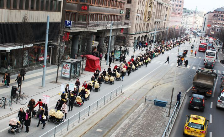 Barnvagnsmarschen 2012